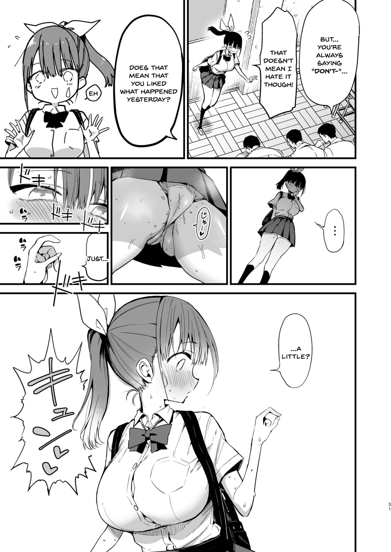 Hentai Manga Comic-Don't cum inside your classmate!-Read-30